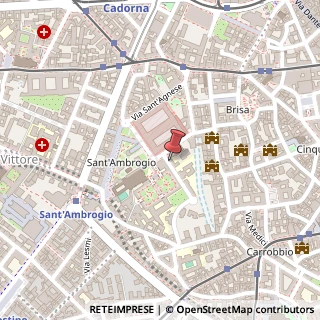 Mappa Via Lodovico Necchi, 2, 20123 Milano, Milano (Lombardia)