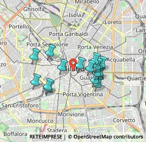 Mappa Duomo M1, 20123 Milano MI, Italia (1.398)
