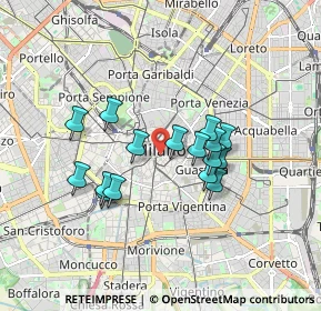 Mappa Duomo M1, 20123 Milano MI, Italia (1.42375)