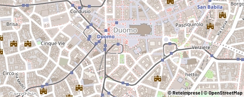 Mappa Milan
