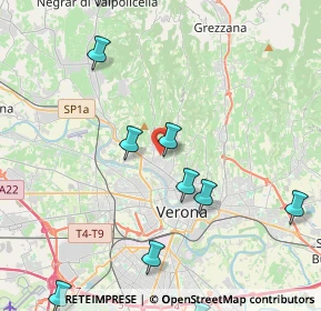 Mappa Via Villa, 37124 Verona VR, Italia (5.57909)