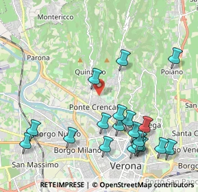 Mappa Via Villa, 37124 Verona VR, Italia (2.39158)