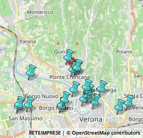 Mappa Via Villa, 37124 Verona VR, Italia (2.1525)