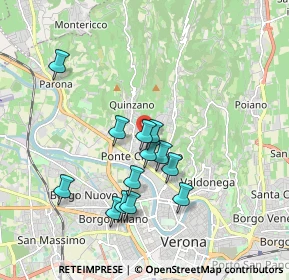 Mappa Via Villa, 37124 Verona VR, Italia (1.63385)