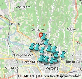 Mappa Via Villa, 37124 Verona VR, Italia (1.988)