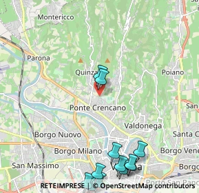 Mappa Via Villa, 37124 Verona VR, Italia (2.86833)