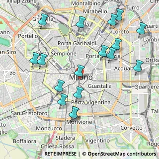 Mappa Via Gaetano Giardino, 20123 Milano MI, Italia (2.33059)