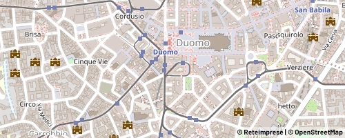 Mappa Milão