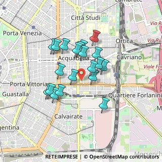 Mappa Via Apulejo, 20133 Milano MI, Italia (0.714)