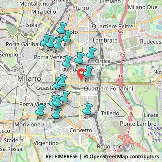 Mappa Via Apulejo, 20133 Milano MI, Italia (1.82765)