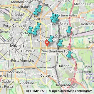 Mappa Via Apulejo, 20133 Milano MI, Italia (1.95417)