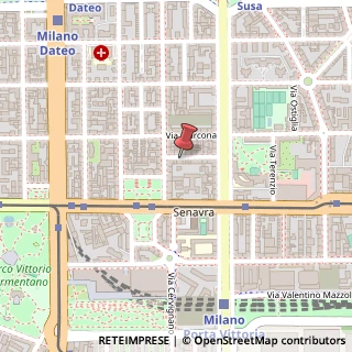 Mappa Via Mario Giuriati, 4, 20129 Milano, Milano (Lombardia)