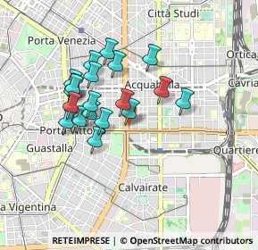 Mappa Via Camillo Hajech, 20129 Milano MI, Italia (0.7445)