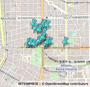 Mappa Via Camillo Hajech, 20129 Milano MI, Italia (0.2485)