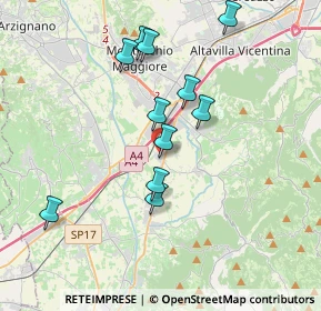Mappa Via Giuseppe Mazzini, 36040 Brendola VI, Italia (3.45091)