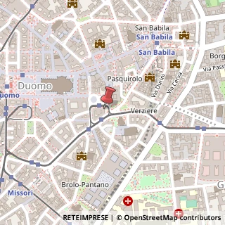 Mappa Piazza Fontana, 6, 20122 Milano, Milano (Lombardia)