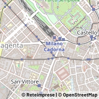 Mapa Milano