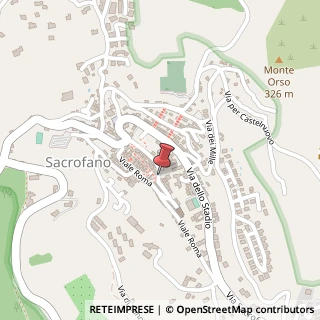 Mappa Via dello stadio, 00060 Sacrofano, Roma (Lazio)