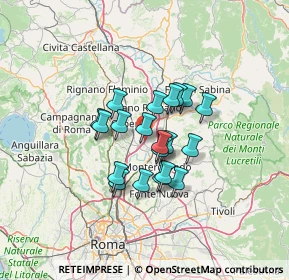 Mappa Tiberinus, 00060 Castelnuovo di Porto RM, Italia (9.7075)