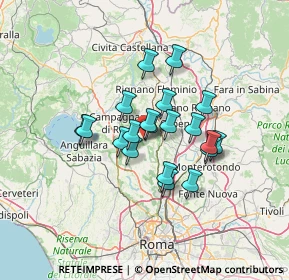 Mappa Sacrofano, 00060 Sacrofano RM, Italia (10.378)