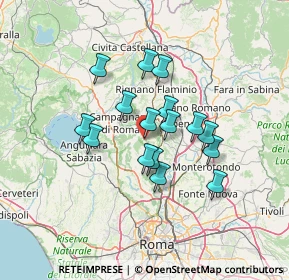 Mappa Sacrofano, 00060 Sacrofano RM, Italia (11.01688)