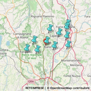 Mappa Via Orlando Giovannetti, 00060 Monte Lungo RM, Italia (6.42091)