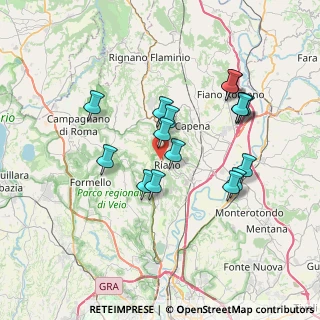 Mappa Via Orlando Giovannetti, 00060 Monte Lungo RM, Italia (6.98875)