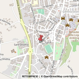 Mappa Via delle Croci, 76, 66054 Vasto, Chieti (Abruzzo)