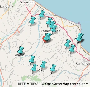 Mappa Via Strada Nuova, 66020 Scerni CH, Italia (8.401)