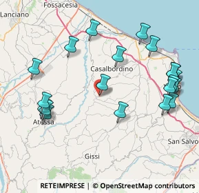 Mappa Via Strada Nuova, 66020 Scerni CH, Italia (9.6675)
