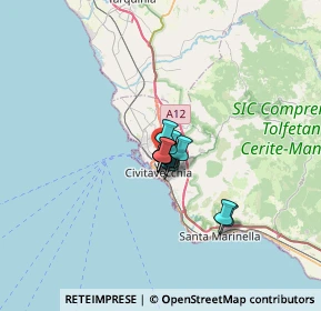 Mappa VIA BRACCIANESE CLAUDIA KM 42, 00053 Civitavecchia RM, Italia (3.22182)