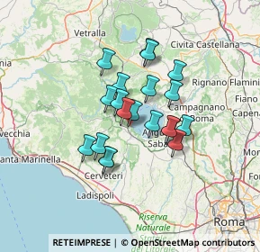 Mappa Via del Lago, 00060 Bracciano RM, Italia (10.3165)