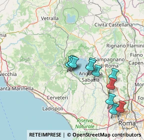 Mappa Via del Lago, 00060 Bracciano RM, Italia (13.85364)