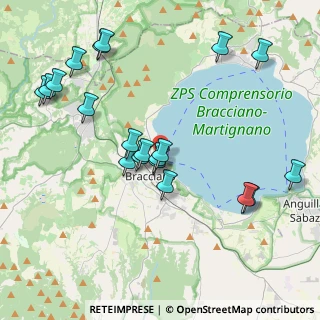 Mappa Via del Lago, 00060 Bracciano RM, Italia (4.562)