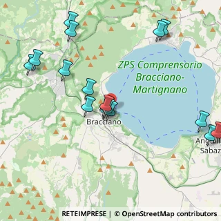 Mappa Via del Lago, 00060 Bracciano RM, Italia (4.98563)