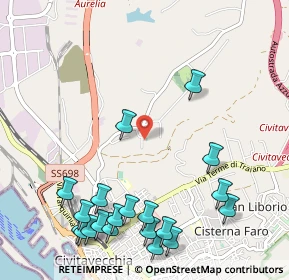 Mappa Via Don Antonio Rivolta, 00053 Civitavecchia RM, Italia (1.4315)