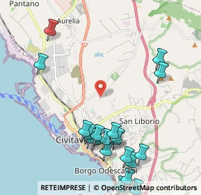 Mappa Via Don Antonio Rivolta, 00053 Civitavecchia RM, Italia (2.7155)