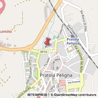Mappa Via dei Fiumi, 14, 67035 Pratola Peligna, L'Aquila (Abruzzo)