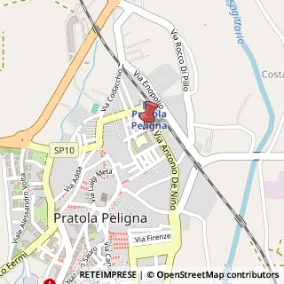 Mappa Via Piceni, 13, 67035 Pratola Peligna, L'Aquila (Abruzzo)