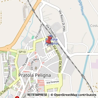 Mappa Via Piceni, 35, 67035 Pratola Peligna AQ, Italia, 67035 Pratola Peligna, L'Aquila (Abruzzo)