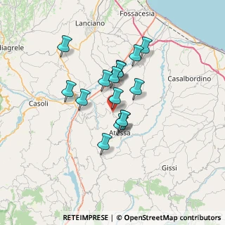 Mappa Contrada Capragrassa, 66041 Atessa CH, Italia (5.46467)