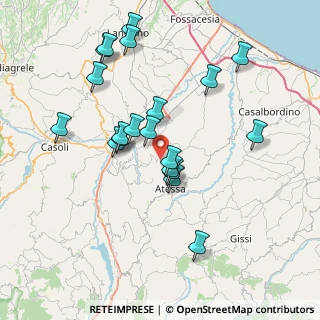 Mappa Contrada Capragrassa, 66041 Atessa CH, Italia (7.8015)