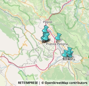 Mappa Via Bucciarelli, 67027 Raiano AQ, Italia (3.86273)