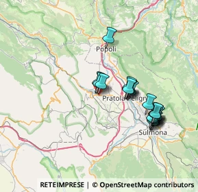 Mappa Via Bucciarelli, 67027 Raiano AQ, Italia (7.094)