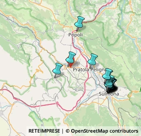 Mappa Via Bucciarelli, 67027 Raiano AQ, Italia (9.074)