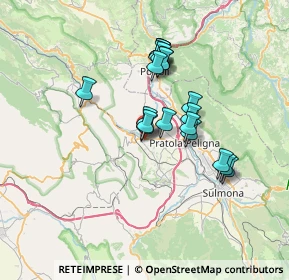 Mappa Via Bucciarelli, 67027 Raiano AQ, Italia (5.9825)