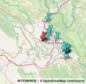 Mappa Via Bucciarelli, 67027 Raiano AQ, Italia (6.025)