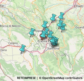 Mappa Via Bucciarelli, 67027 Raiano AQ, Italia (10.16625)