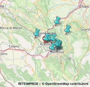 Mappa Via Bucciarelli, 67027 Raiano AQ, Italia (8.35091)