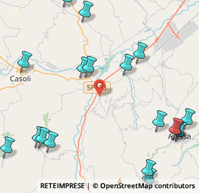 Mappa Via Degli Orti, 66040 Perano CH, Italia (6.4475)